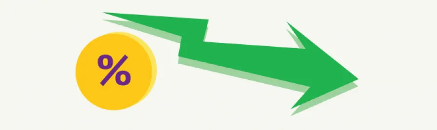 Rates reducing web larger