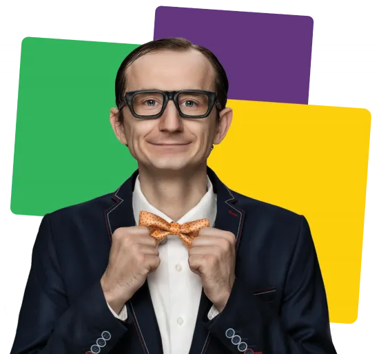 Man bow tie