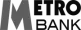 logo metro bank black