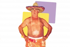 Man with sun tan